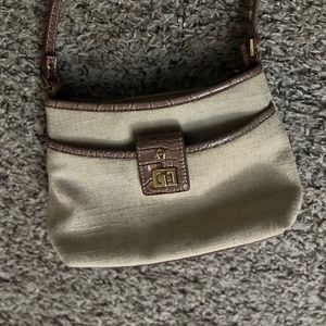 Etienne Aigner Linen All Aboard Mini Handbag